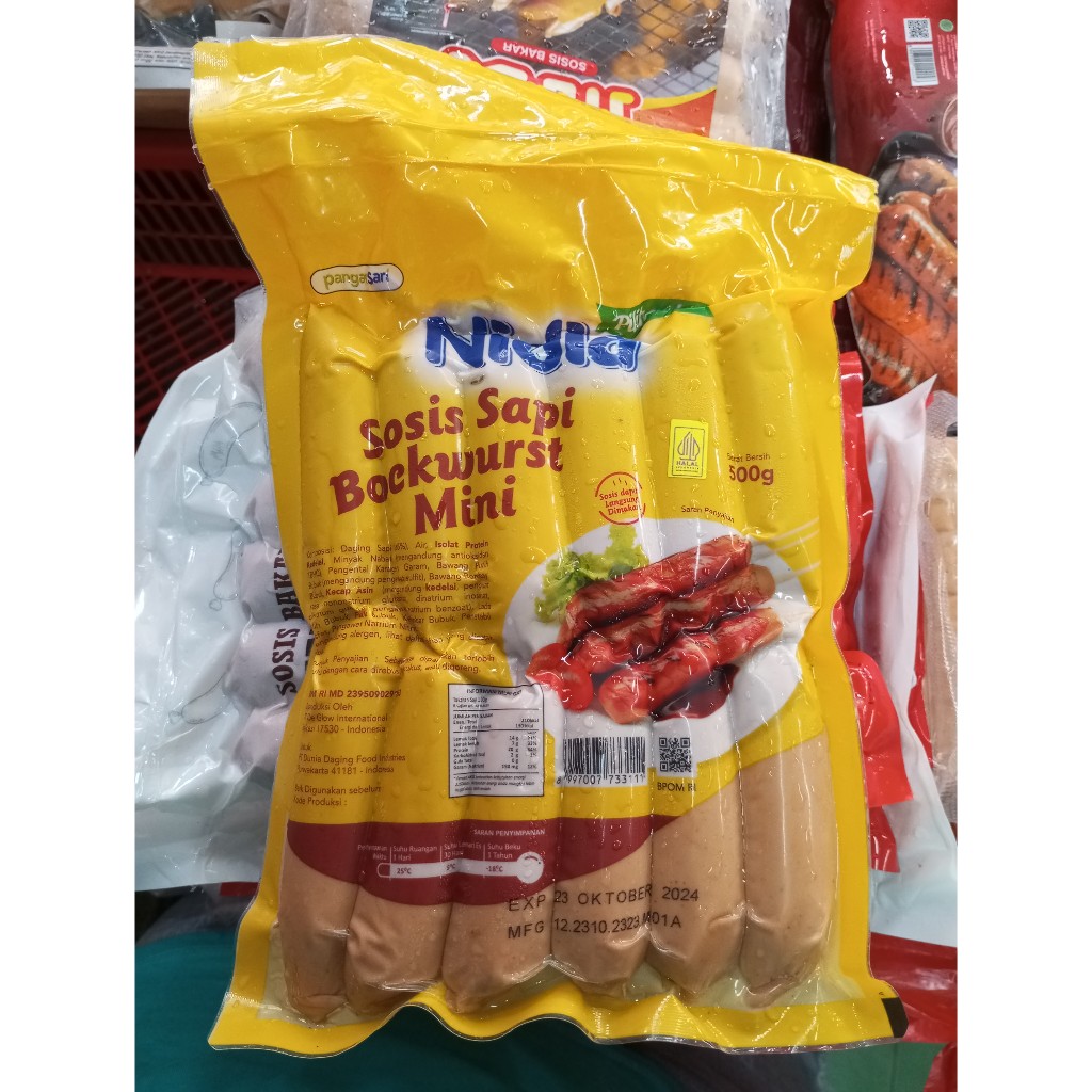 

Nidia Sosis Bakar Sapi Mini isi 12 500 gram