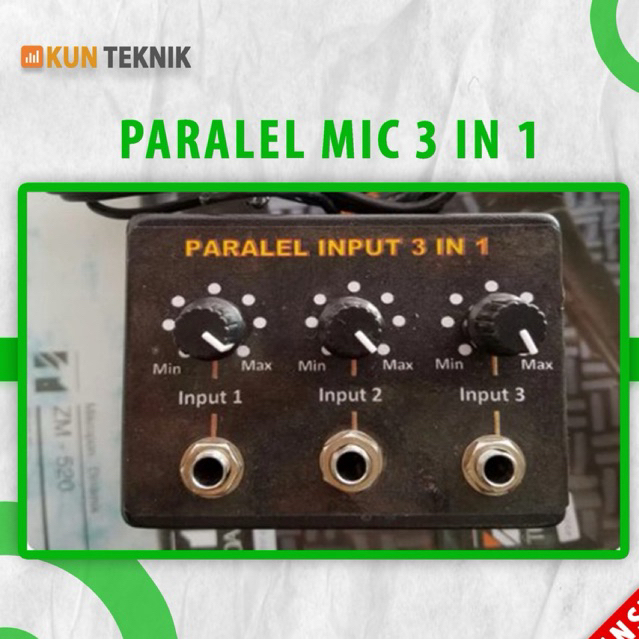 Paralel Input Mic 3 In 1