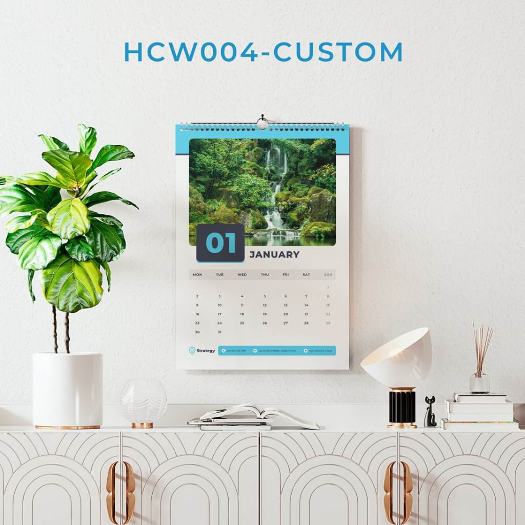 

Kalender Dinding Custom A3 Spiral sesuai keinginan