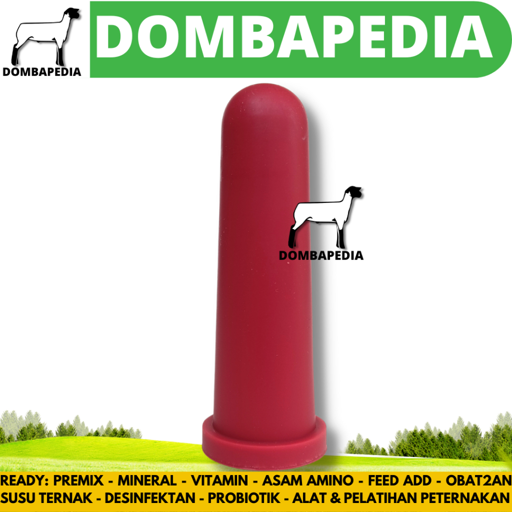 DOT SAPI PEDET MERAH MAROON - Dot Susu untuk Pedet Anak Sapi