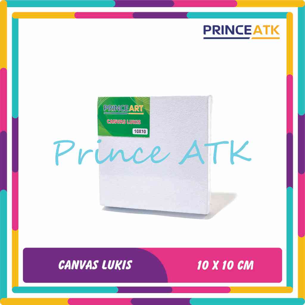 

[PRINCE ART] Canvas / Kanvas Lukis Putih Ukuran 10 X 10 Cm