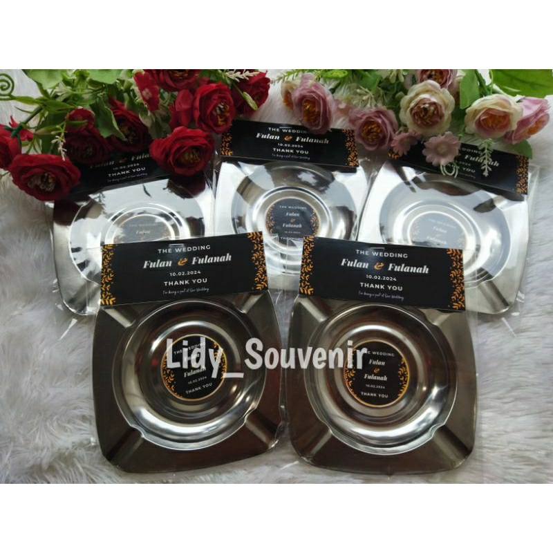 souvenir pernikahan Asbak custom / souvenir khitanan