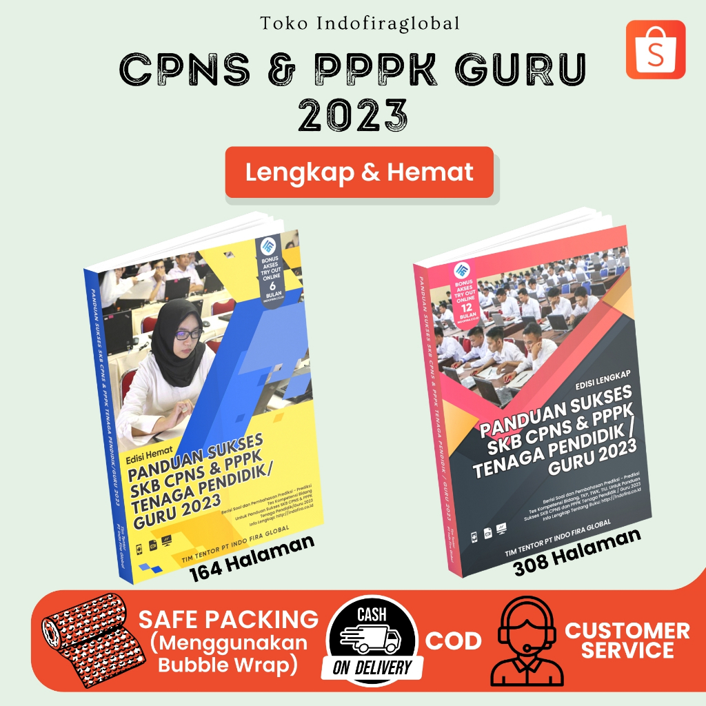 TERBARU Buku PANDUAN SUKSES SKB CPNS & PPPK TENAGA PENDIDIK/GURU 2024 (Edisi Lengkap & Edisi Hemat)