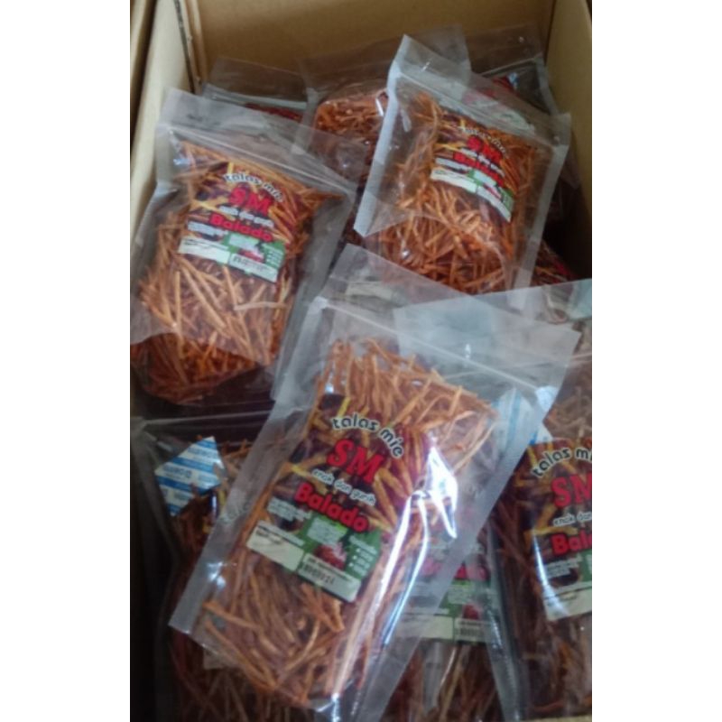 

Snack Mie Talas Tipis SM Rasa Balado - Paling Enak & Gurih Khas Pontianak