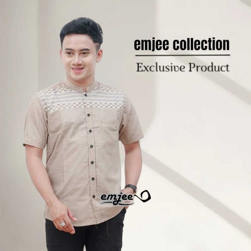 Baju Koko Sultan Songket Lengan Pendek EMJEE