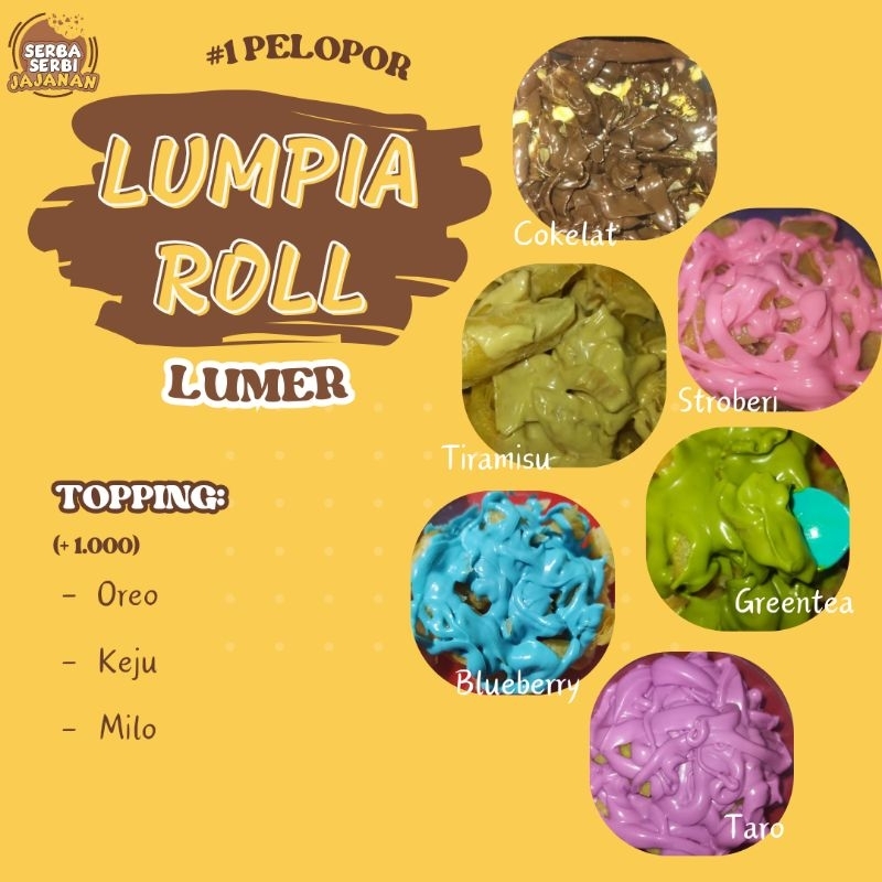 

[CUP 300ML] #1 LUMPIA ROLL LUMER | LUMPIA ROLL | CEMILAN LUMER | SERBA SERBI JAJANAN