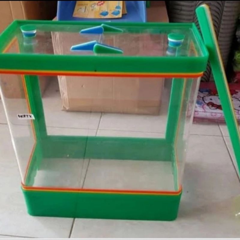 AQUARIUM ES KELAPA BESAR AKRILIK