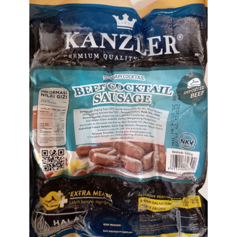 

kanzler cocktail susage 500gr