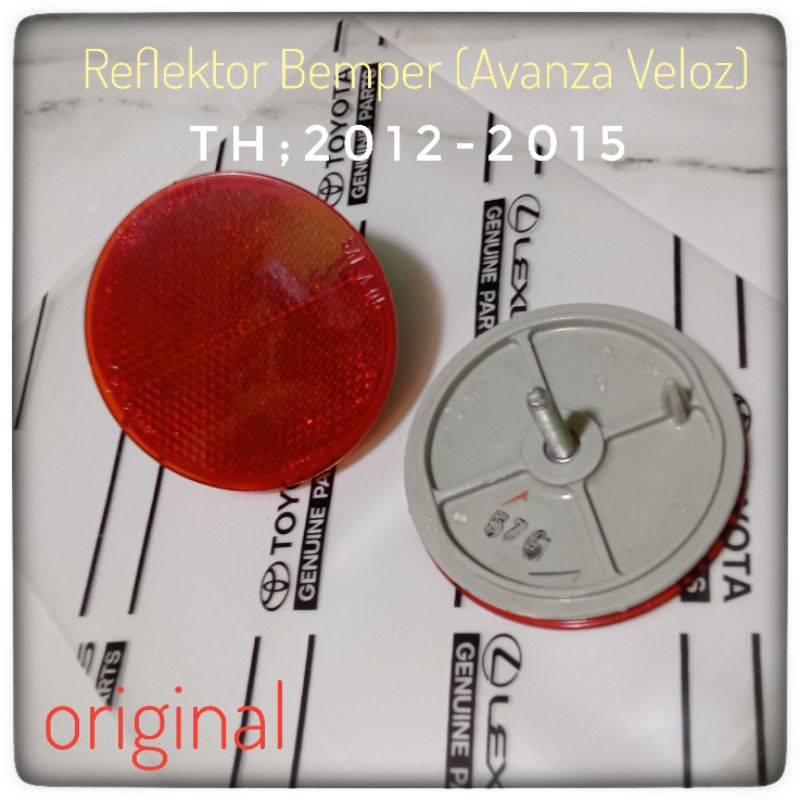 Mata Kucing Bemper Avanza Veloz 2012 2015 Reflektor Bemper Avanza Veloz Mata Kucing Veloz Reflektor 