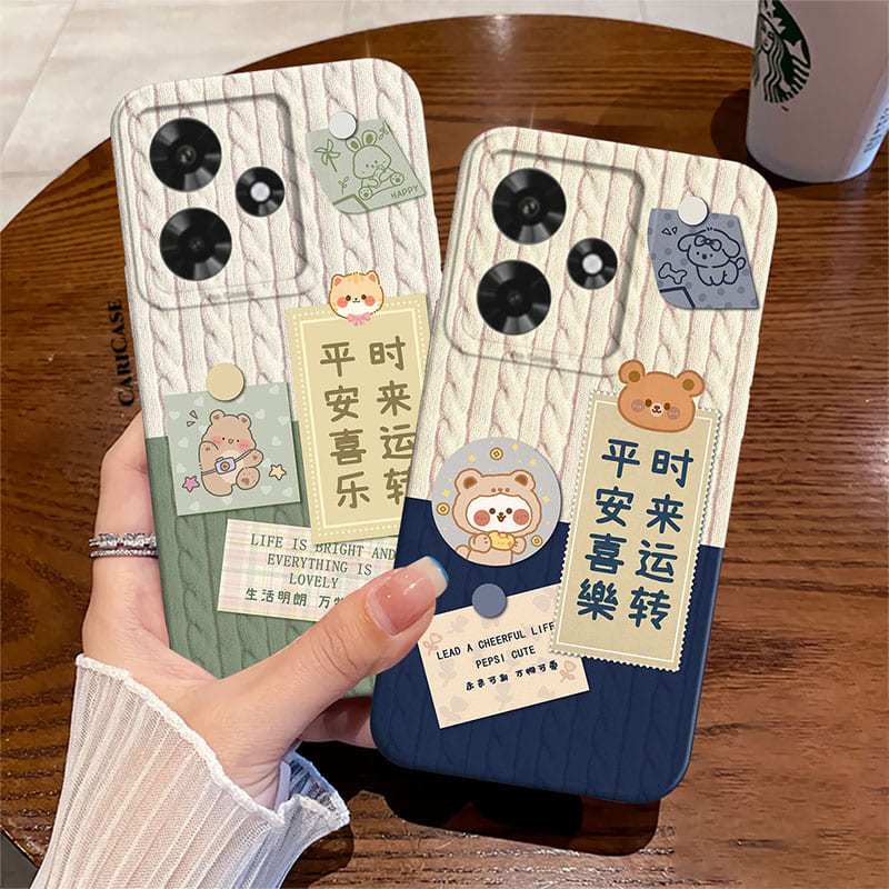 CC-Casing hp Motif Terbaru di 2024 Terbaru for Xiomi Redmi 9 9A 9C NOTE 10 5G NOTE 11 PRO MI A1 NOTE