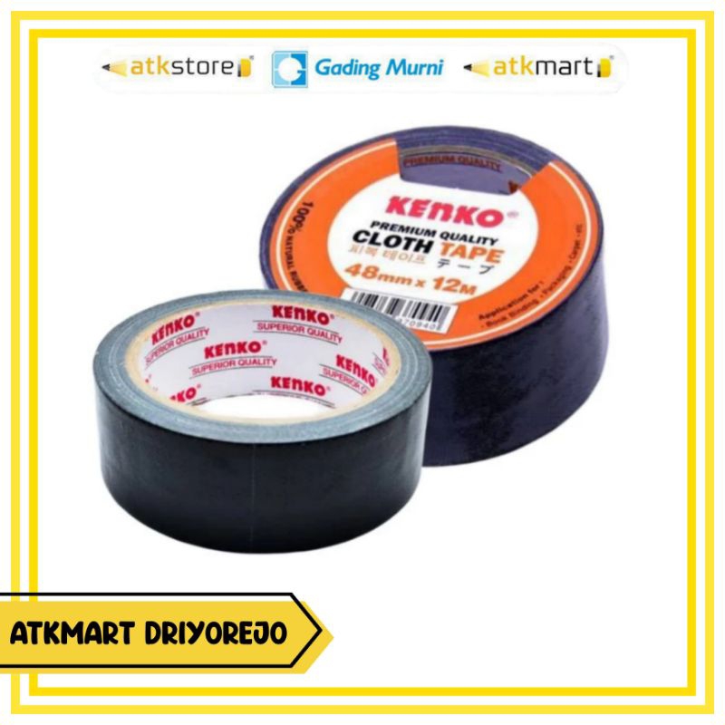 

KENKO LAKBAN KAIN 24MM 36MM 48MM - LAKBAN UNTUK JILID - PLAKBAND