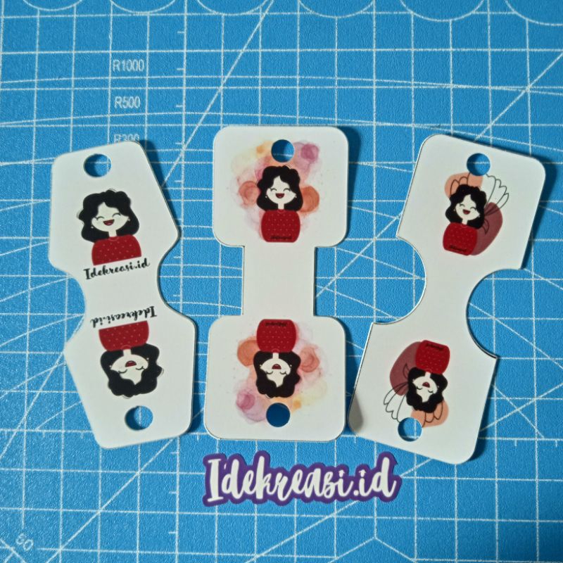 

(Harga Per Set) Hang Tag Custom / Kertas Label Custom / Kertas Gantungan Aksesoris Custom