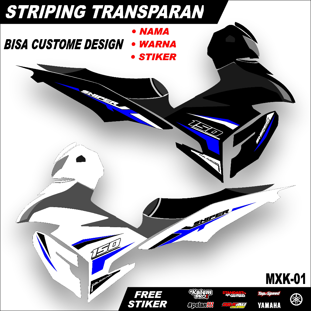 stiker mx king variasi striping mx king 150 striping mx king transparan striping mx new 135 striping