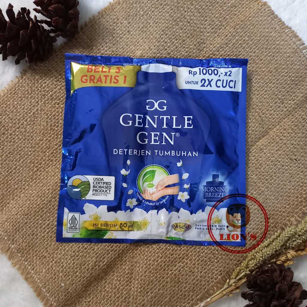 [READY] GENTLE GEN DETERJEN CAIR KONSENTRAT SACHET - SABUN CUCI BAJU