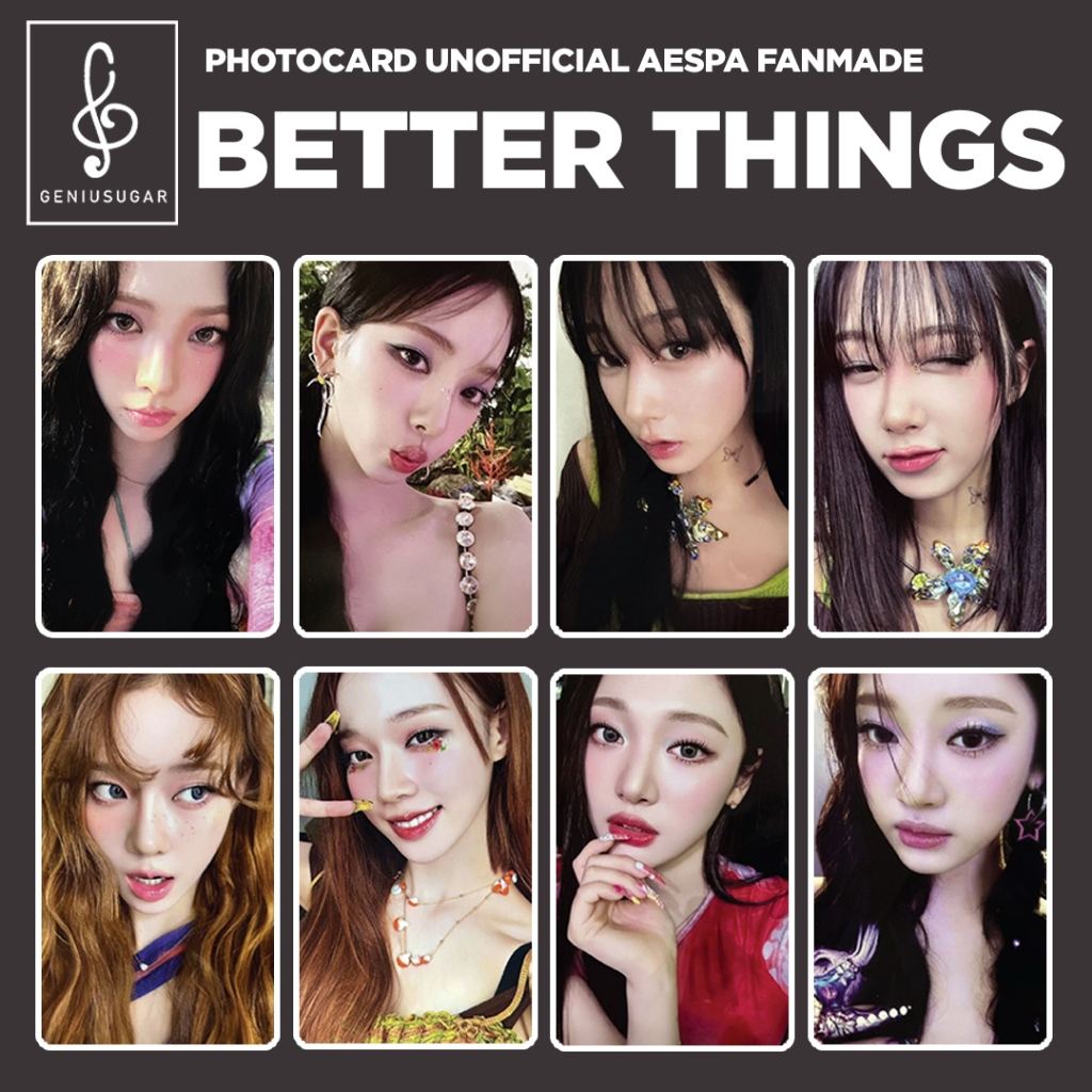 [AESPA] BETTER THINGS PHOTOCARD UNOFFICIAL