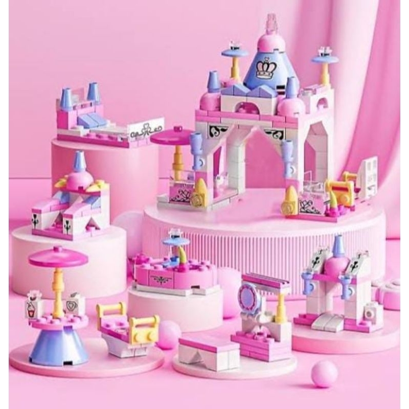 castle pink Lego