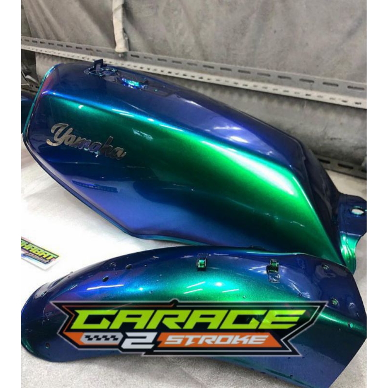 Paket Tangki Set Yamaha Rx King Style Bandung Sprite Chamelon Non Emblem Termurah Berkualitas