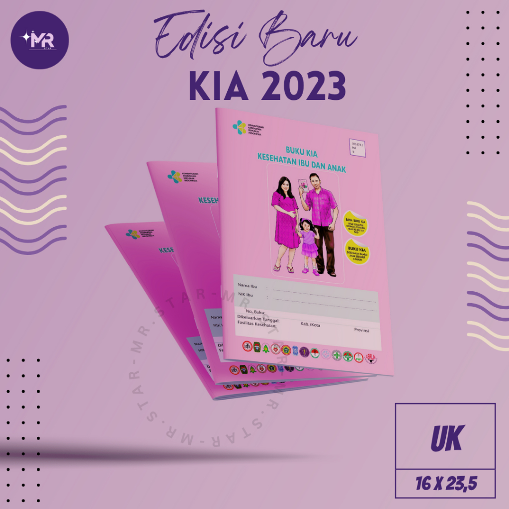 Buku Pink 2023 Buku Kesehatan Ibu dan Anak Buku KIA Terbaru Buku Bidan Original Grosir