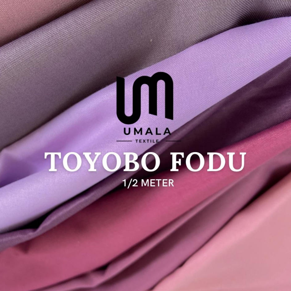 Hemat TrxWw3W7 Kain Katun Toyobo Fodu Premium 5 Meter  Kain Ecer Arahan GamisTunik