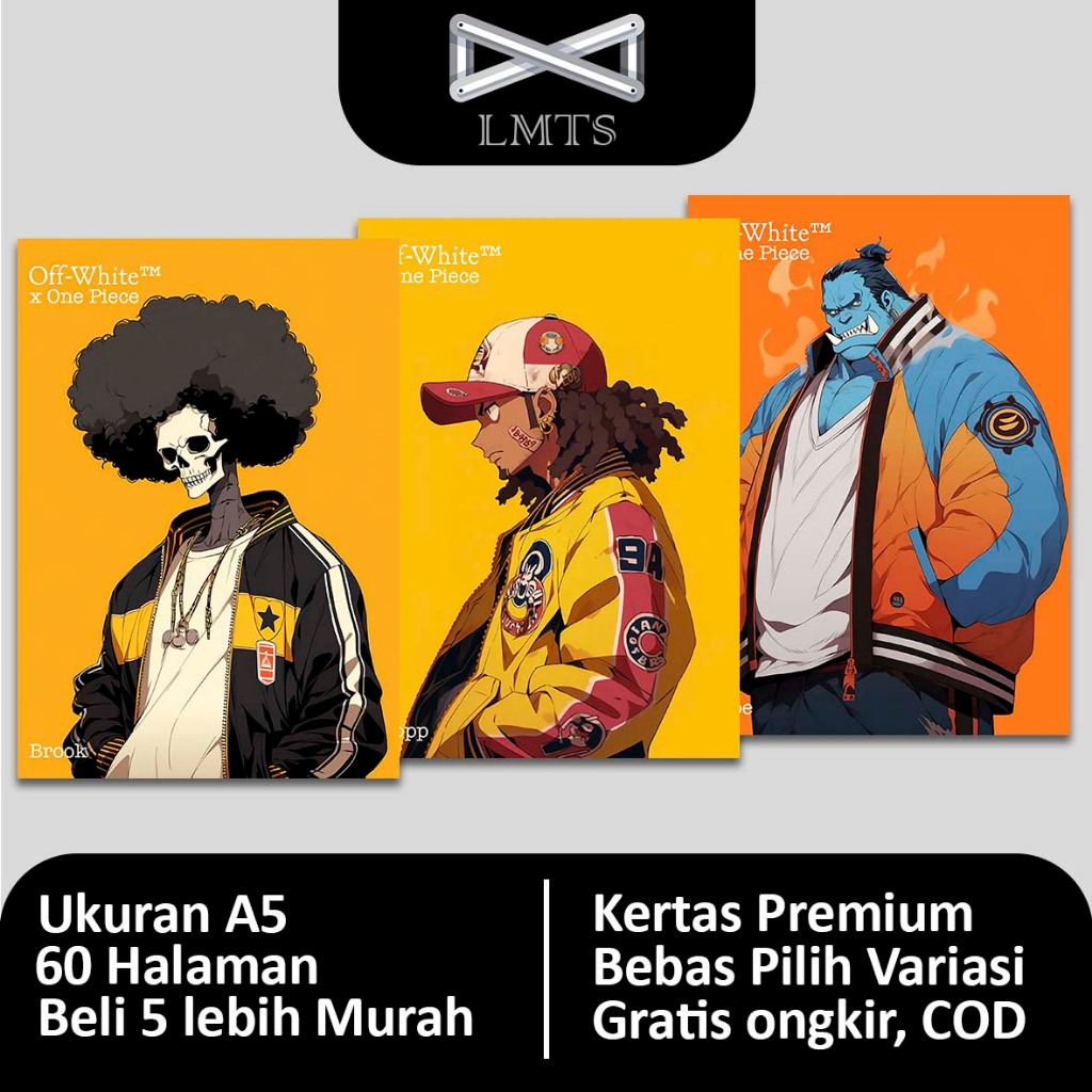 

[Grosir] Buku Tulis One Piece Streetwear A5
