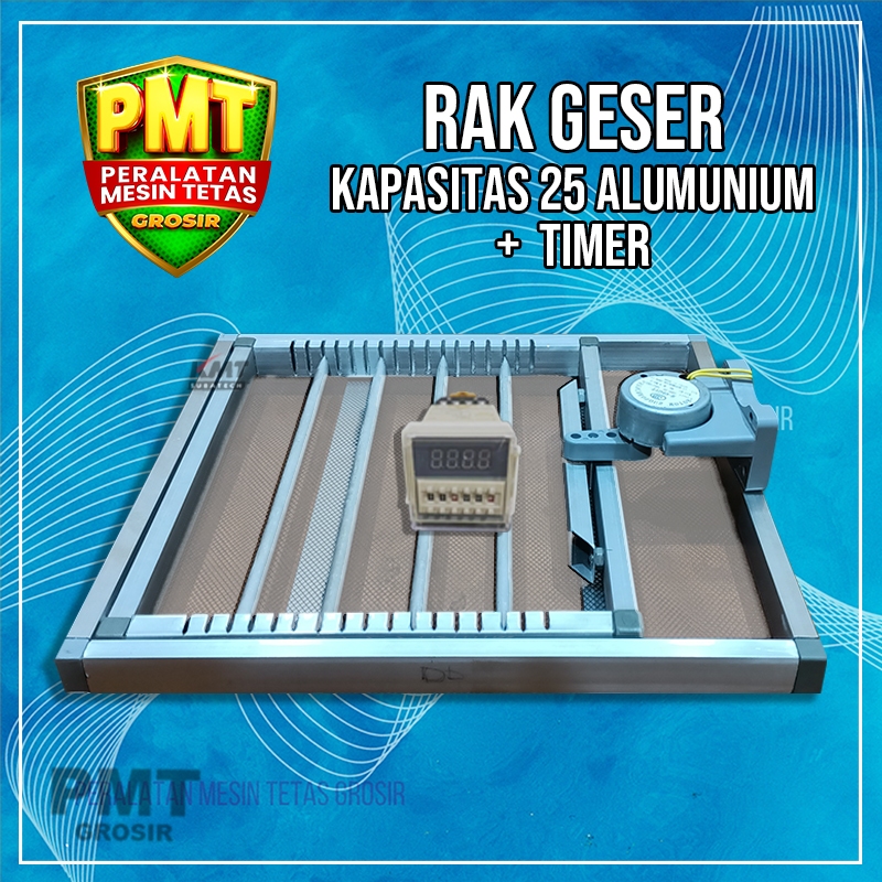 Rak Geser 25 Alumunium Timer Mesin Tetas Telur Full Otomatis Penetas