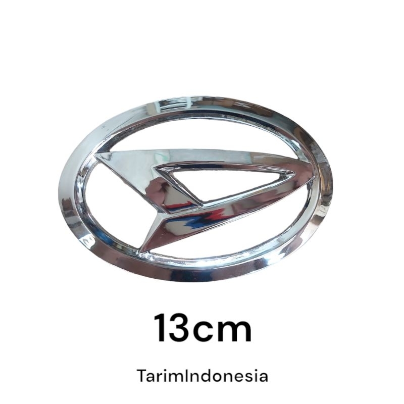 emblem logo mobil DAIHATSU CHROME 13cm Xenia 2012 2022 belakang