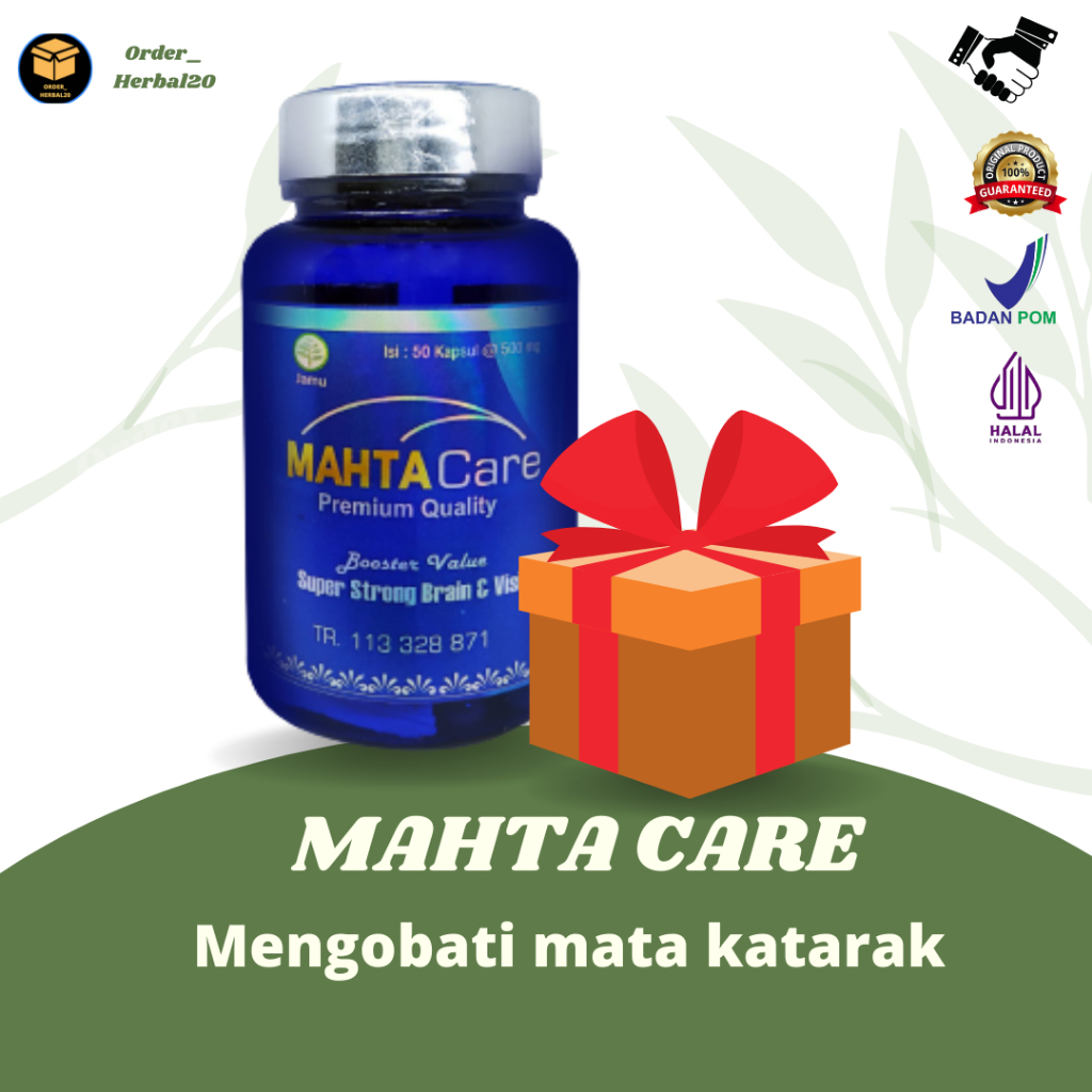 MAHTA CARE KAPSUL MENGOBATI MATA KATARAK