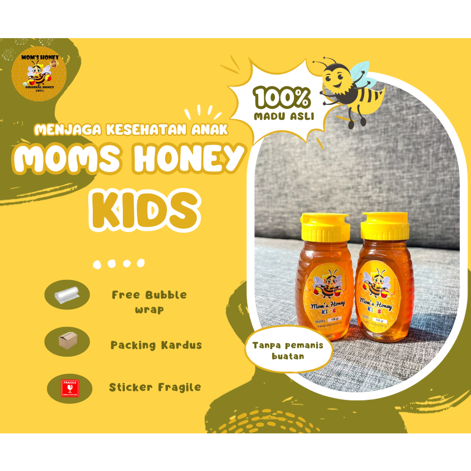 

Madu Penambah Nafsu Makan Anak MOMS HONEY KIDS Kaya Akan Manfaat