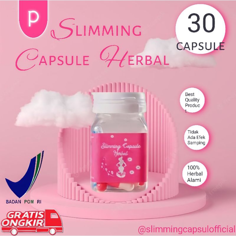 Slimming Capsule Herbal pelangsing pink