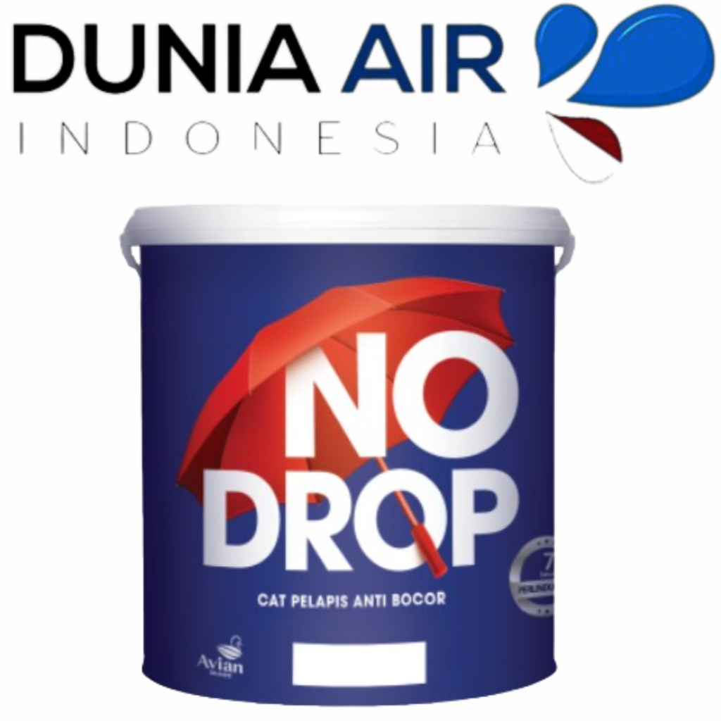 WATERPROOFING NO DROP / ELASTEX / AQUAPROOF 4KG / PELAPIS ANTI BOCOR / CAT ANTI BOCOR