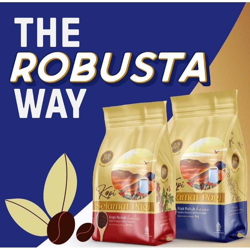 

Kopi Selamat Pagi Kopi Bubuk Hitam Halus / Kasar / Kopi Biji Robusta Black Coffee Kopi Hitam Batam Kopi Bubuk Kasar