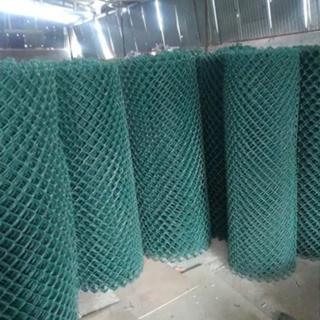 Kawat Pagar Harmonika PVC Tinggi 1 meter Panjang 30 meter Lubang 3cm