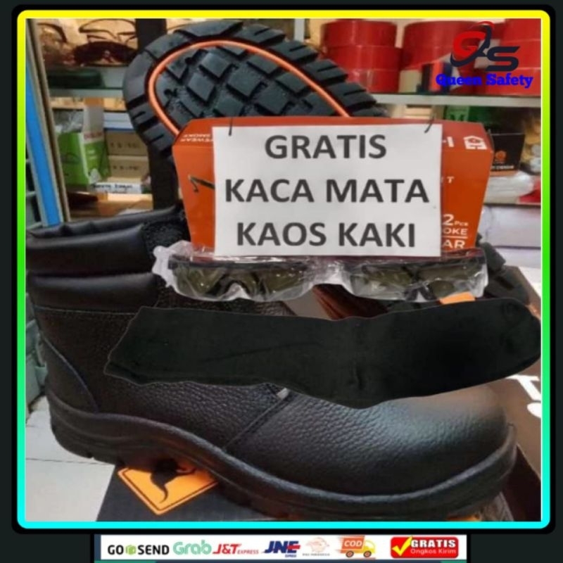 Sepatu Safety Krushers TULSA/Sepatu Safety Krushers/Sepatu Safety Proyek Murah/Sepatu Safety/ Distri