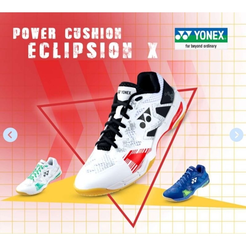 Free Kaos Kaki Sepatu Badminton Yonex Eclipsion X SHBELX3EX Original
