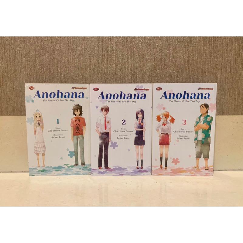 Komik Manga Set Anohana The Flower We Saw That Day 1-3 tamat