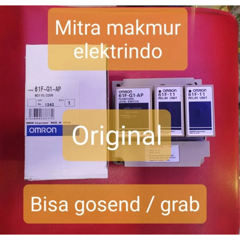 wlc omron 61gf-g1-ap / wlc omron 3 tangki / wlc omron 61f-11 relay uni