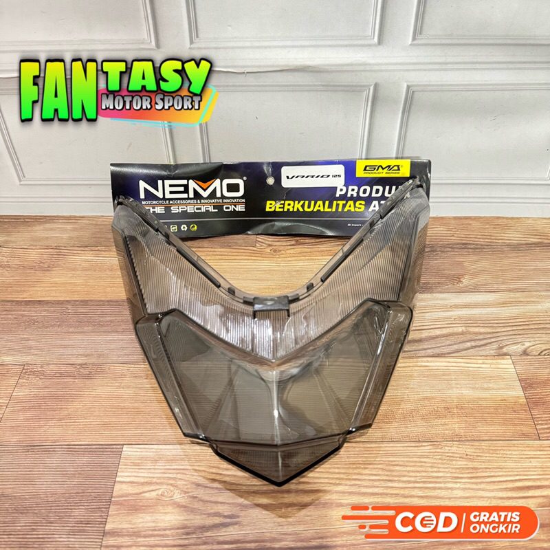 MIKA STOPLAMP / MIKA STOP BELAKANG VARIO LED OLD 125 150 TAHUN 2015 2016 2017 SMOKE