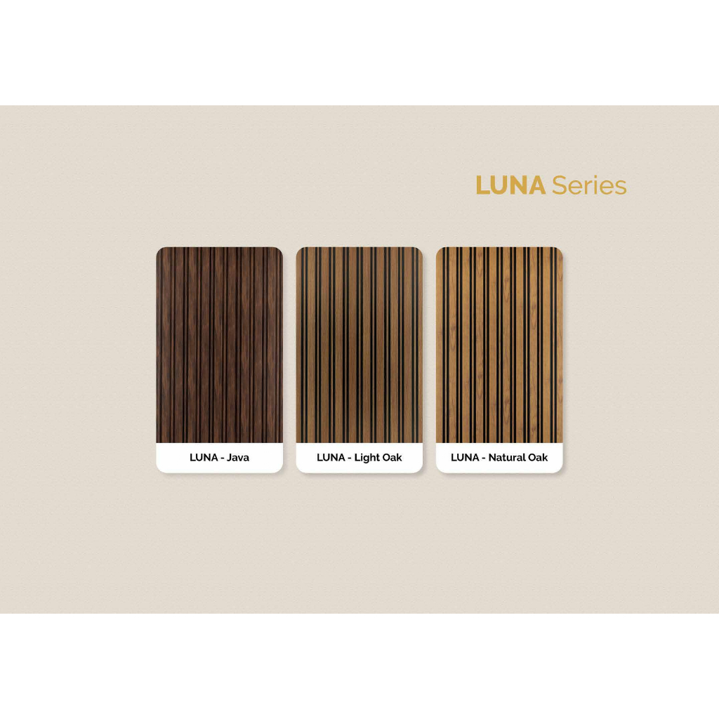 Wood Panel WPC / Wall Panel WPC / Panel Dinding Kayu / LUNA SERIES