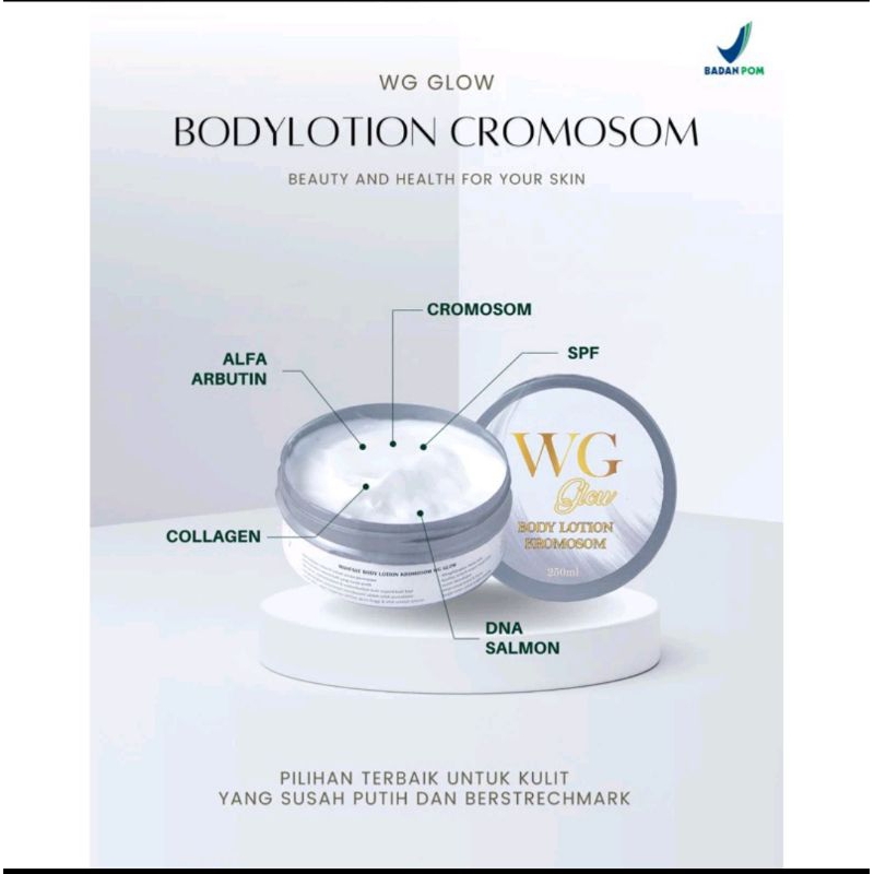 WG Glow body lotion kromosom