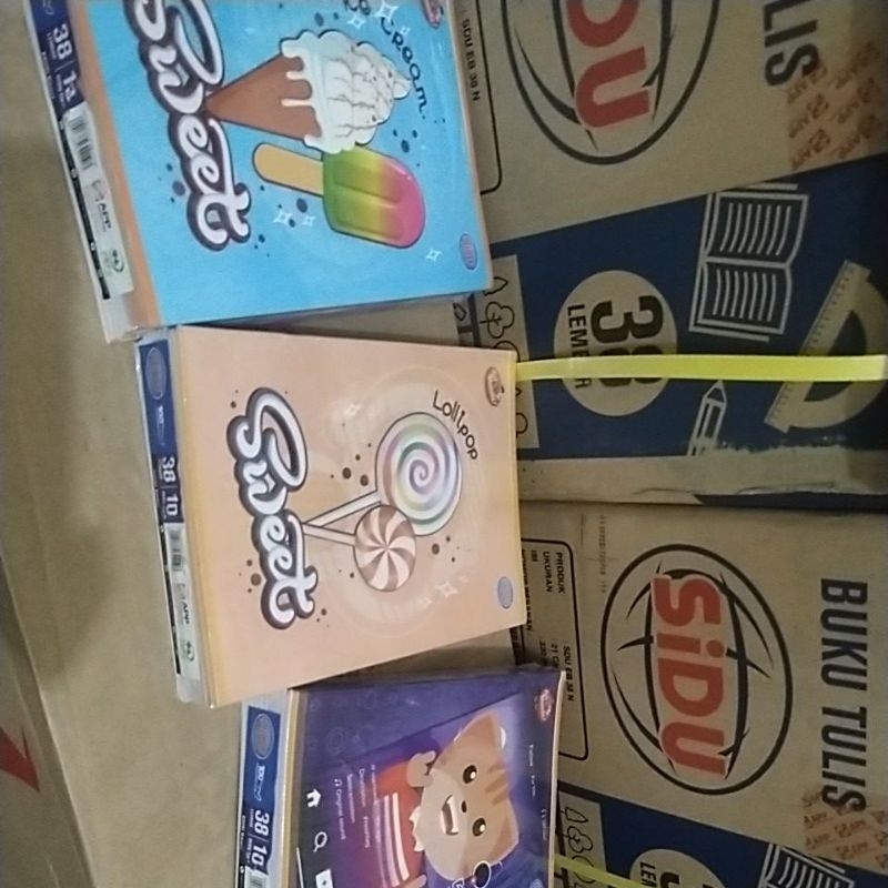 

buku tulis sidu 38 lembar / sinar dunia isi 38 sheet