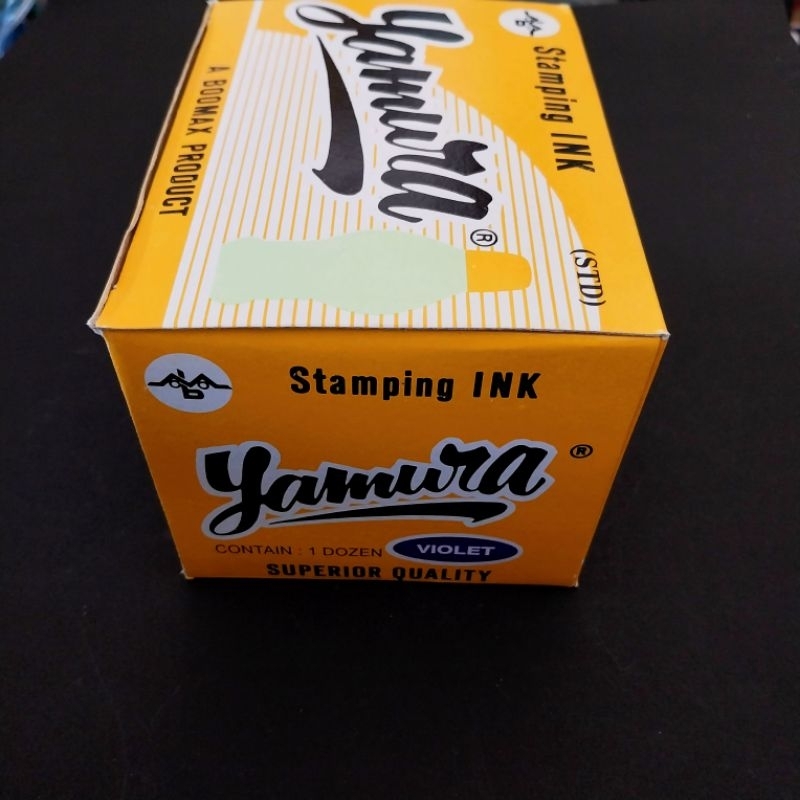 

(1 pack) Tinta Stempel Yamura Stamp Pad Ink Kecil