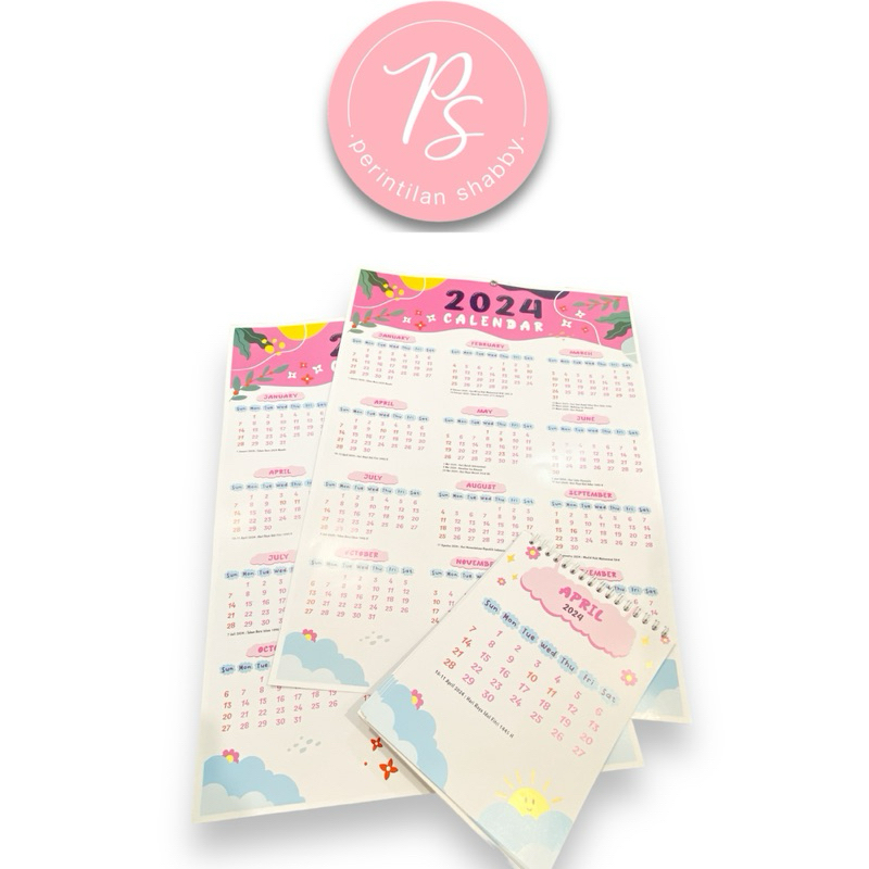 

KALENDER 2024 PINK AESTHETIC BY PERINTILANSHABBY