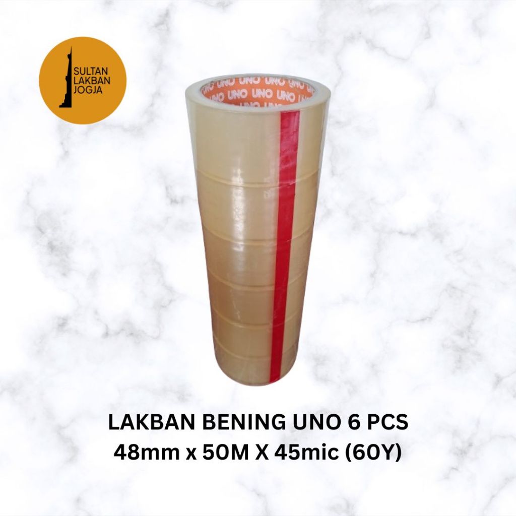 

LAKBAN BENING UNO 48mm x 50M x 45mic (60Y) 1 PACK