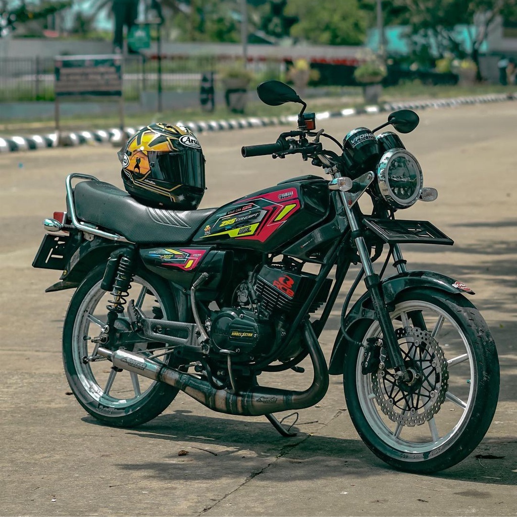 Knalpot ABRT20 Rx King 3V3 Orlando 36 Plat Galvanis ORIGINAL PABRIK ABRT20