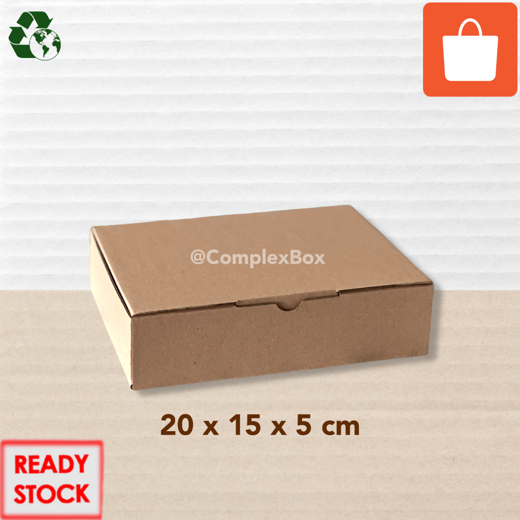 

Dus 20 x 15 x 5 cm Kardus Packaging Baru Model Brownies Pizza