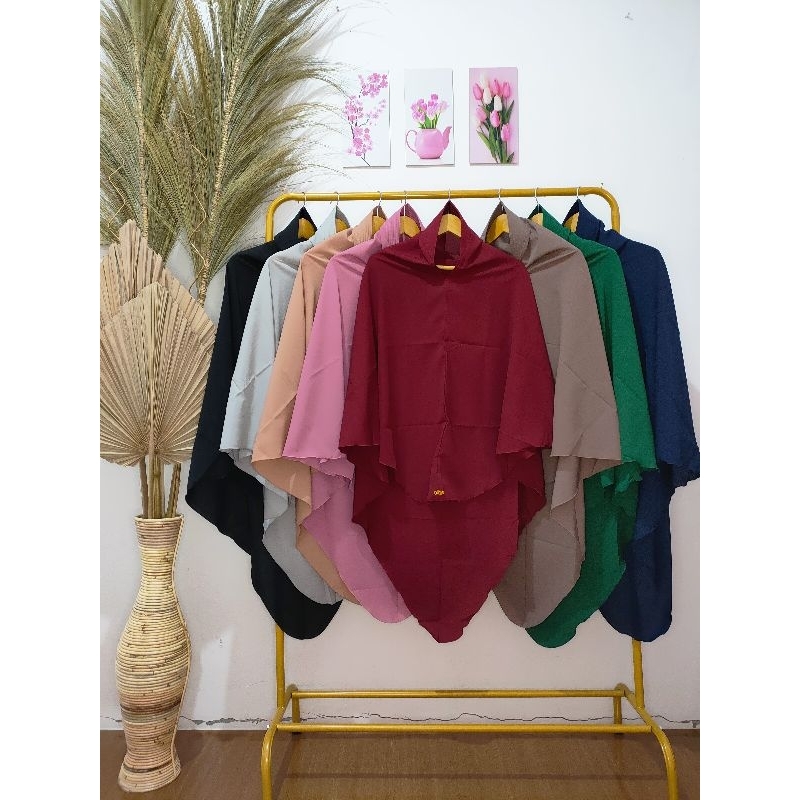 KHIMAR ZOYA JILBAB SYARI PINGUIN PET ANTEM WOLFIS