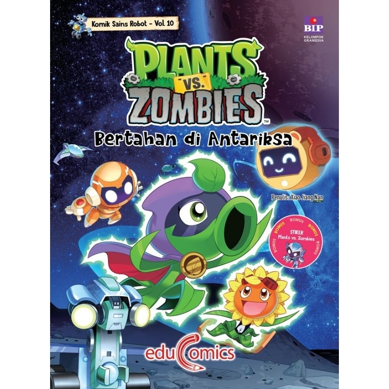 Buku Seri Educomics Plants Vs Zombies Komik Sains Robot