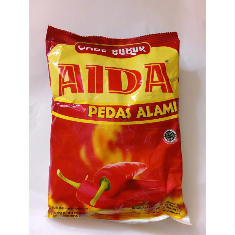 

Cabe bubuk AIDA kemasan 250grm