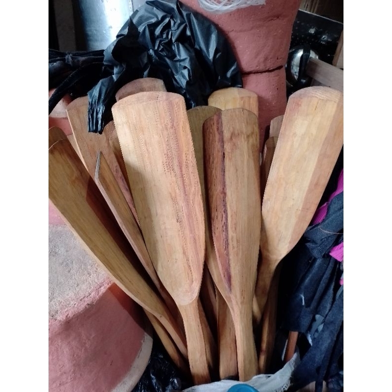 Spatula Kayu panjang / Dayung aduk nasi / sodet kayu besar / Sutil kayu besar / dayung dodol panjang