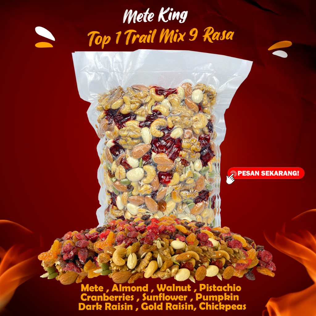 

Piscoklegit_ 1Kg Super Trail 9 Mix Almond Mete Cranberry Walnut Pistachio Pumpkin Seed Sunflower